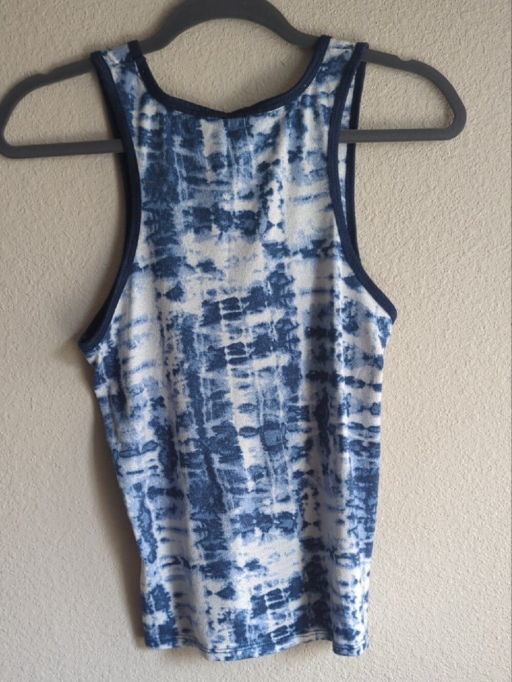 Lucky Brand Navy Tie-dye Tank Y2K - Picture 3 of 3